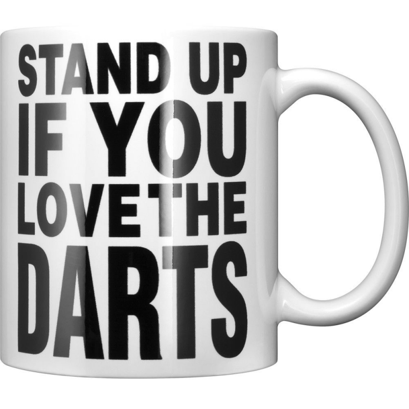 Darttasse "Stand up if you love the Darts"