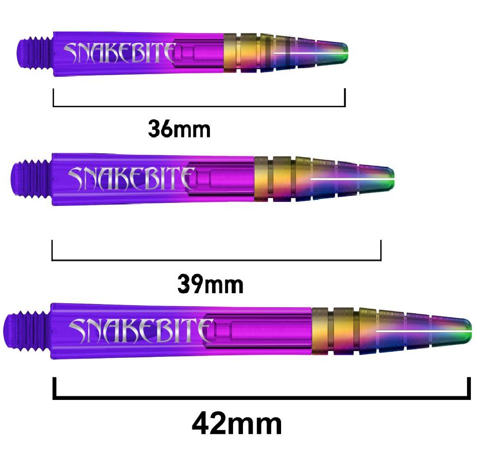 Red Dragon Peter Wright Snakebite Nitrotech Violett Ionic Shafts 