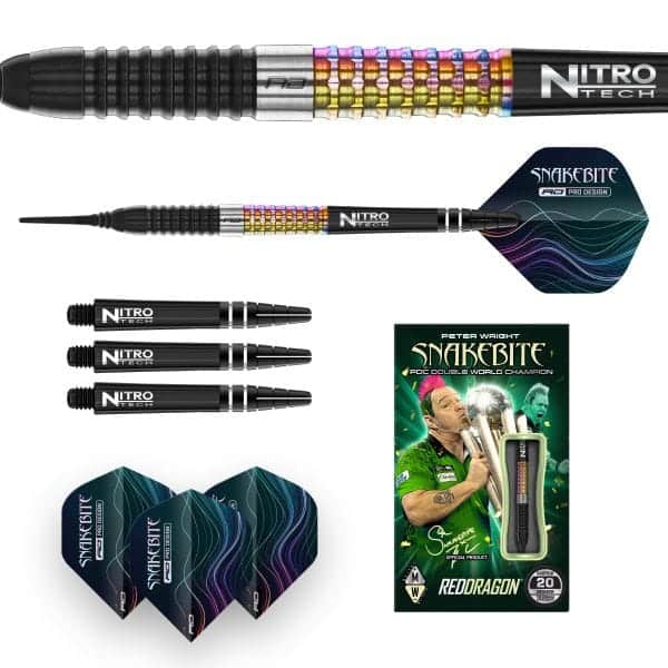 Red Dragon Peter Wright Corra Softtip Komplett